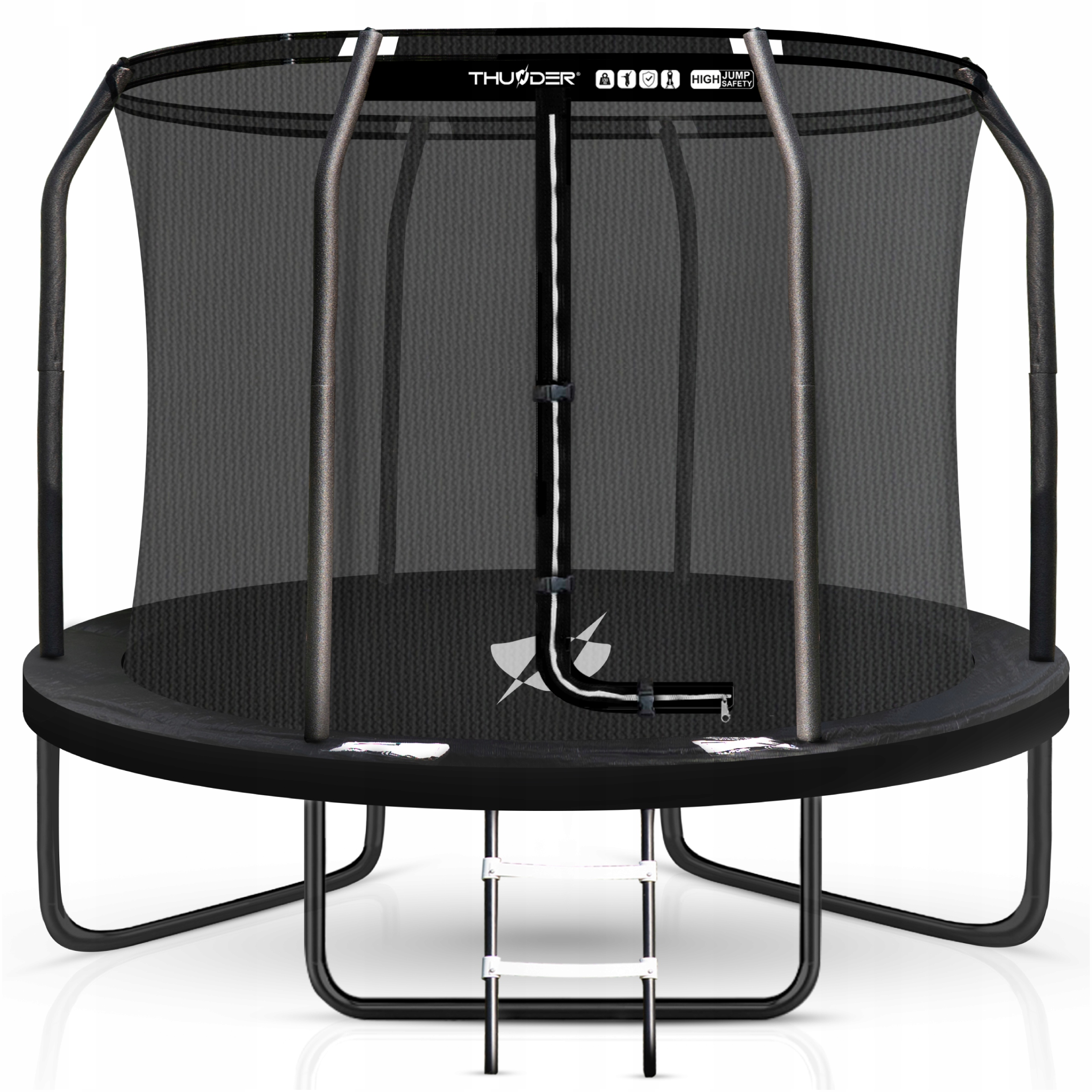 Trampolina Ogrodowa 8ft 244CM dla dziecka wew. łatwy montaż Thunder